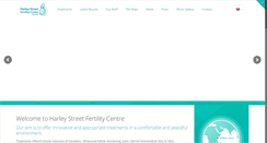 Desktop Screenshot of harleystreetfertility.com